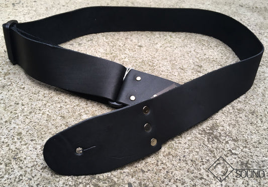 Colonial Leather SAS Soft Slide Adjustable Leather 2" Strap - Black