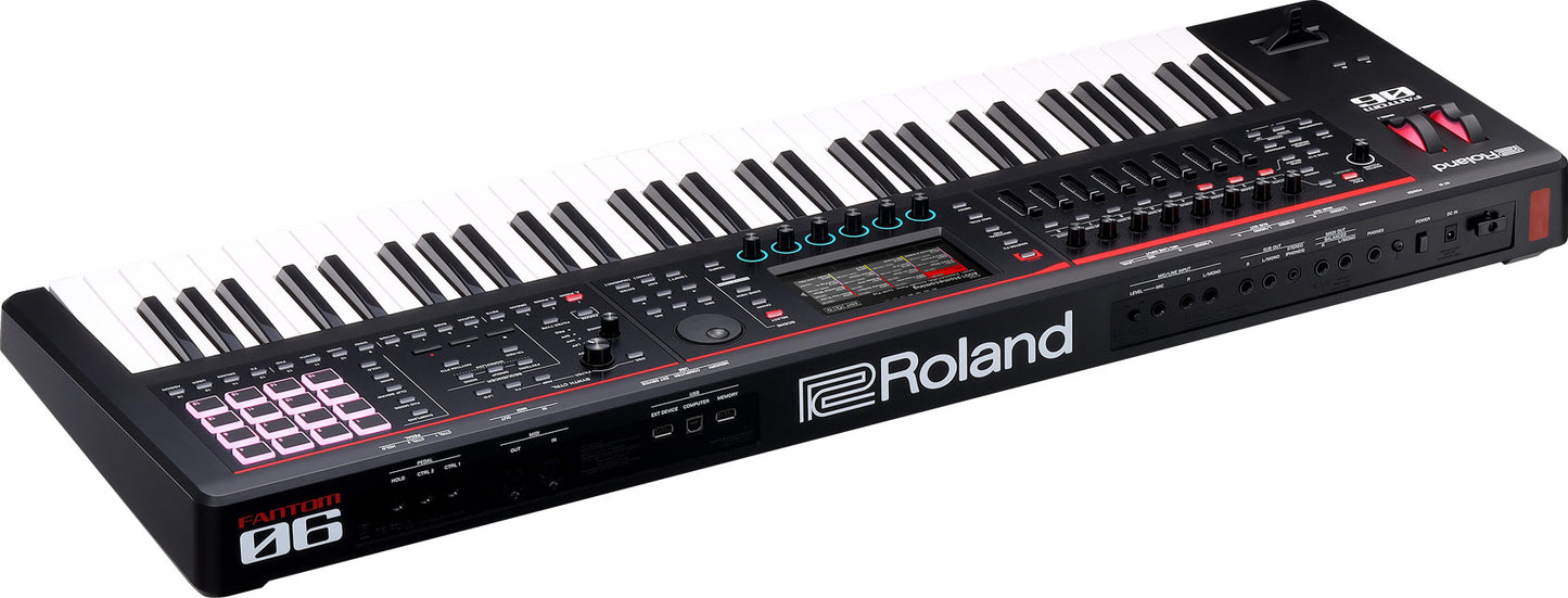 Roland FANTOM 06 61-Key Synthesizer Keyboard w/ Synth Action & Colour Touchscreen