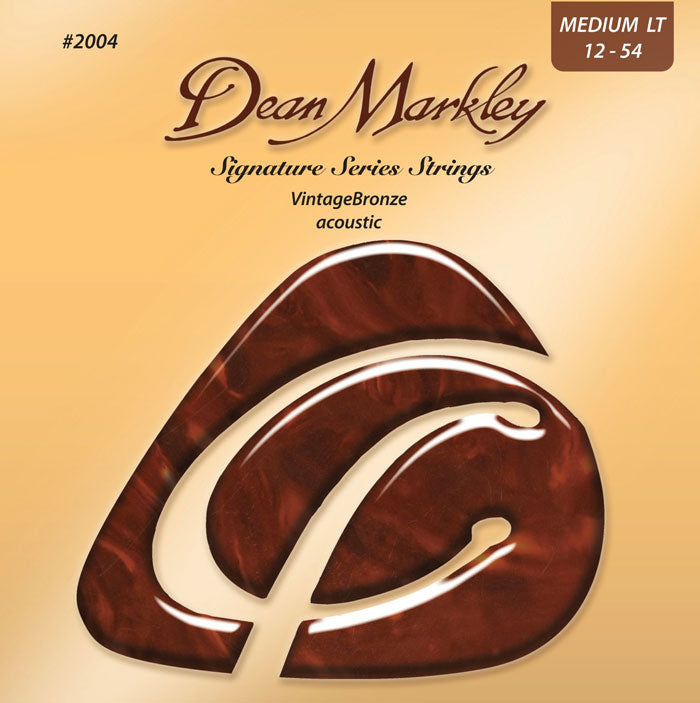 Dean Markley Vintage Bronze Acoustic Medium light Gauge Signature Series Strings 12-54