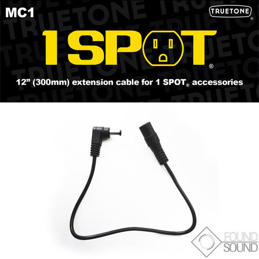 Truetone MC1 Female to Male 30cm DC Extension Cable