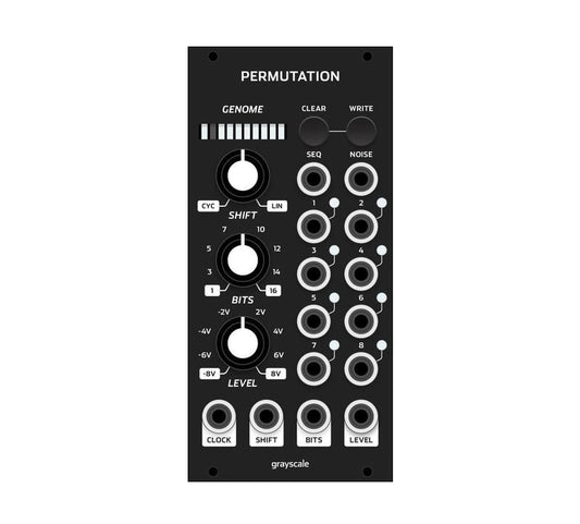 Grayscale Permutation 12HP Black