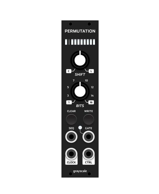 Grayscale Permutation 6HP Black