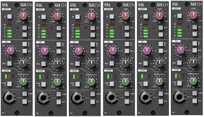 Solid State Logic Big SiX Super Analogue Desktop Mixer with USB Interface with FREE UV500 Stereo Equalizer Module
