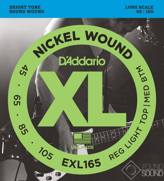 D'Addario EXL165 45-105 Long Scale Bass Strings