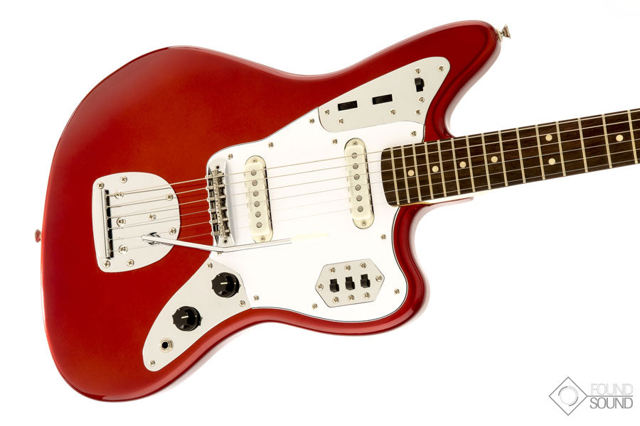 Squier vintage modified jaguar outlet candy apple red