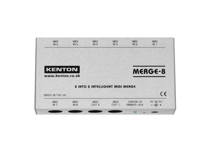 Kenton Merge 8 - 8 MIDI IN to 2 OUT