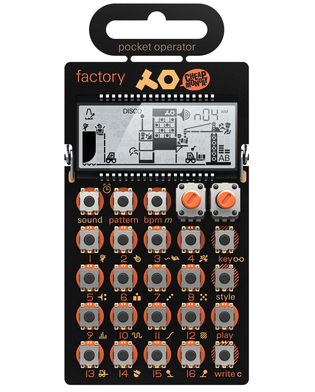 Teenage Engineering PO-16 Factory Pocket Operator Melody Synthesizer