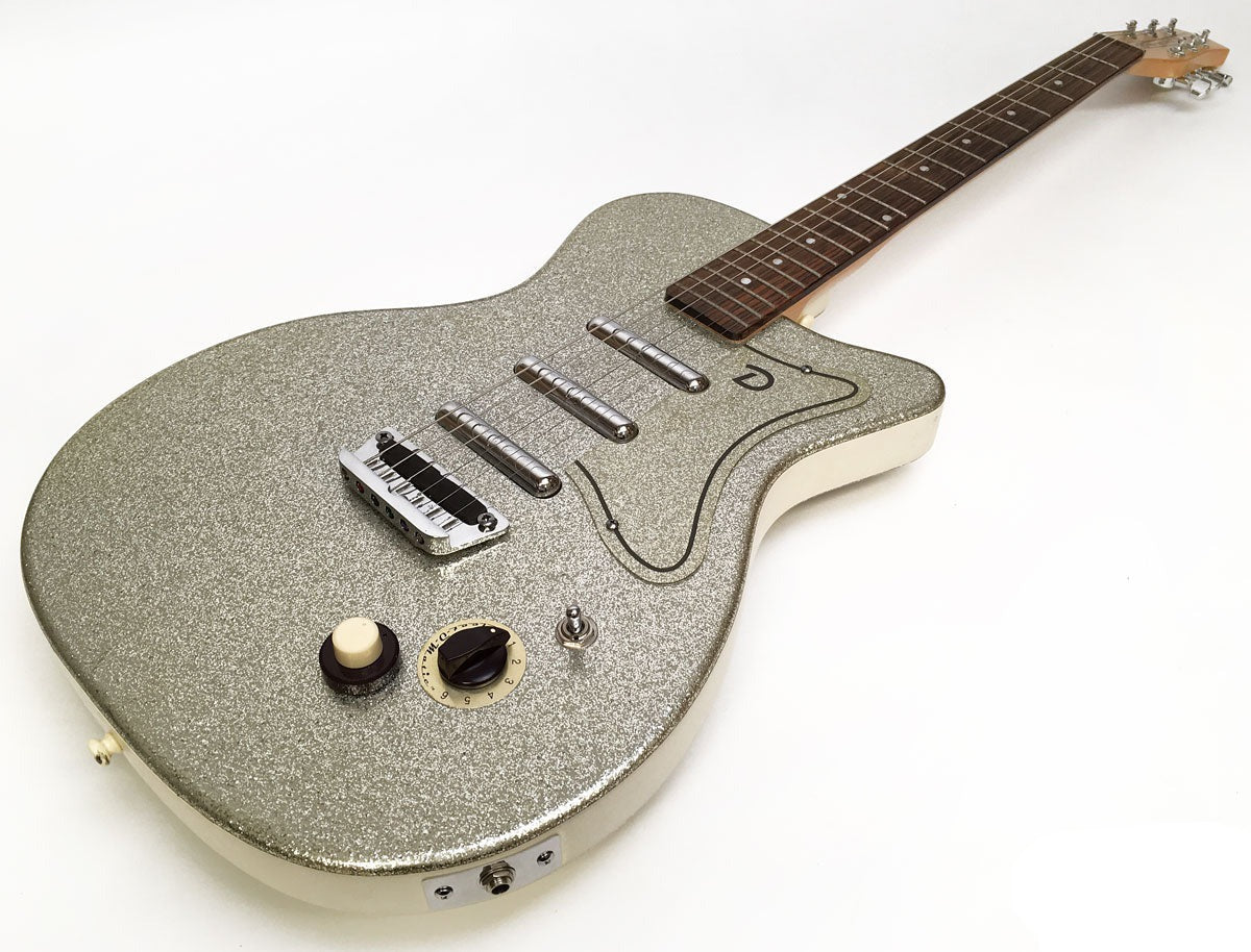 Danelectro 56-U3 スパークルグリーン Danelectro 56-U3 Reissue Turquoise Sparkle 2002 Korea