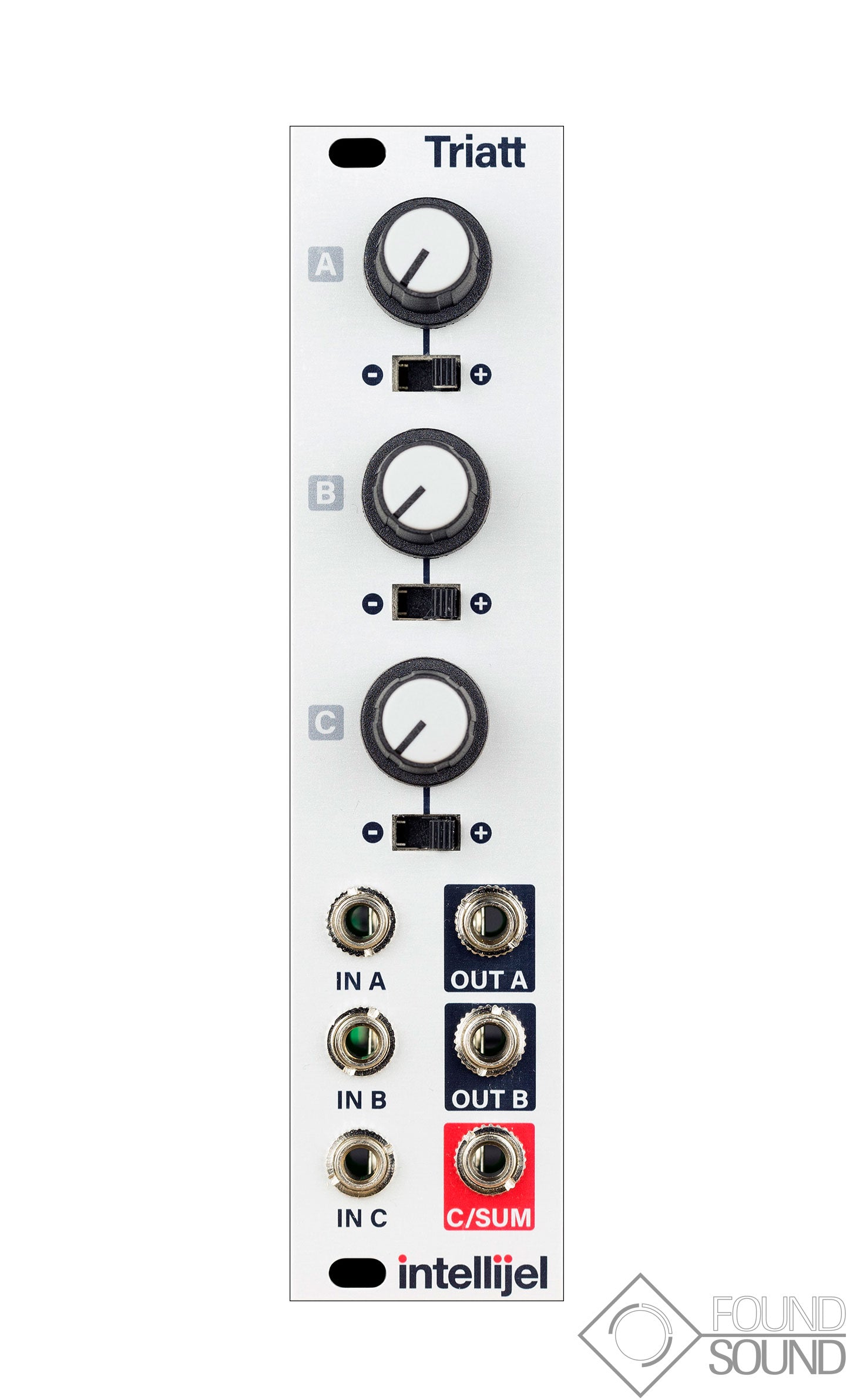 Intellijel Triatt モジュラーシンセ Intellijel Designs Stomp— Clockface Modular