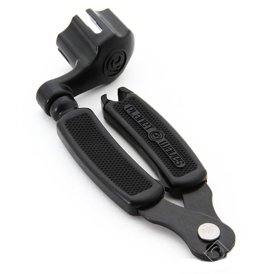 D'Addario Pro-Winder Black String Winder, Cutter, & Bridge Pin Puller