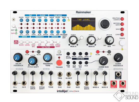 Intellijel Cylonix Rainmaker Stereo Rhythmic Delay and Comb Resonator Module