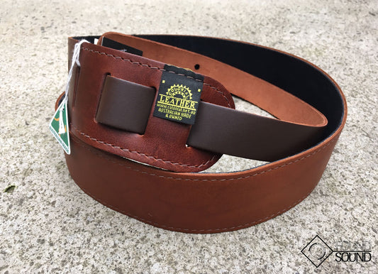 Colonial Leather SOS25-BR Suede Backed Soft Leather 2.5" Strap - Brown