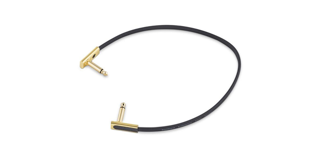 Warwick Rockboard 30cm Flat Patch Cable Gold