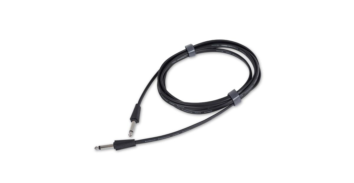 Warwick Rockboard Flat Instrument Cable BLK (straight/straight)