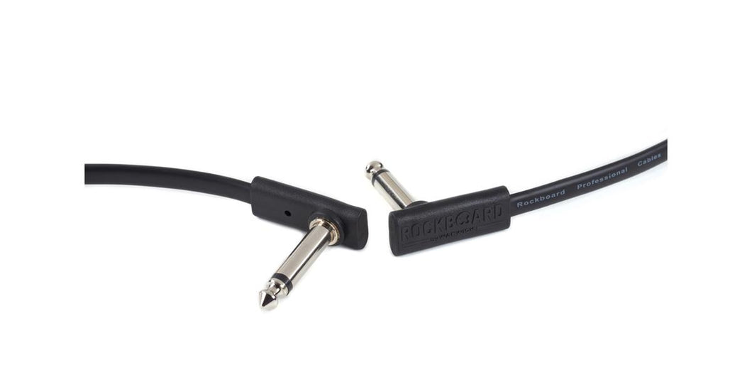 Warwick Rockboard Flat Instrument Cable BLK (angled/angled)