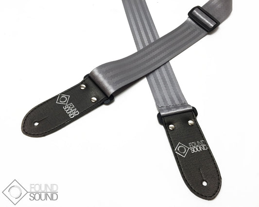 DSL SB20 Silver Seatbelt Guitar Strap
