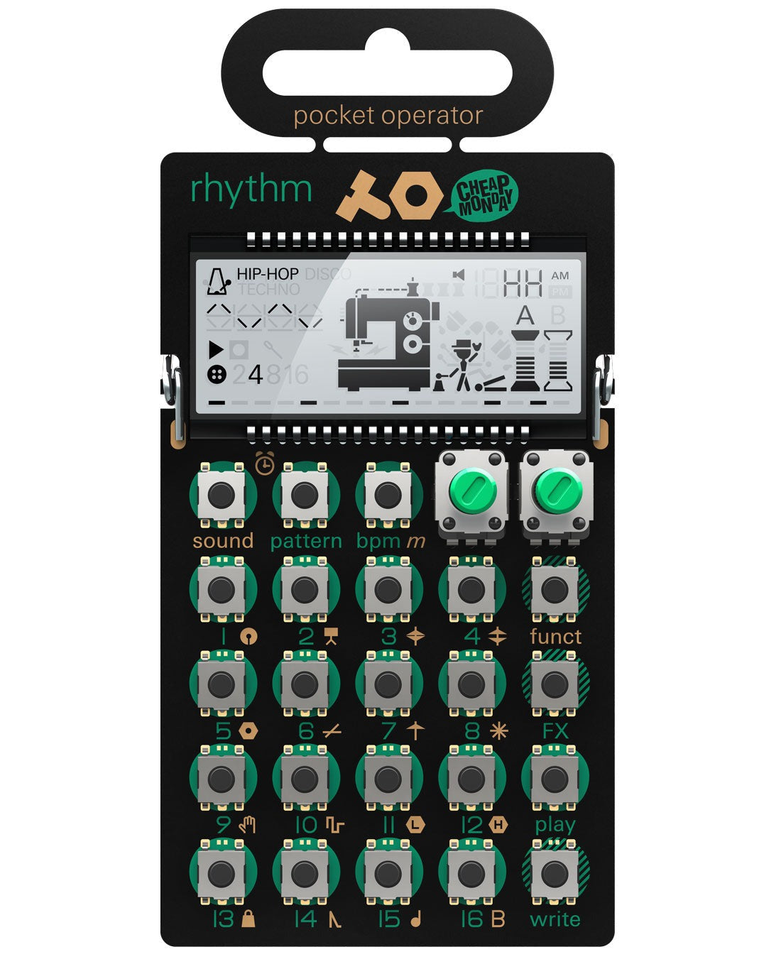 Teenage Engineering PO-12 Rhythm Pocket Operator Drum Synthesizer