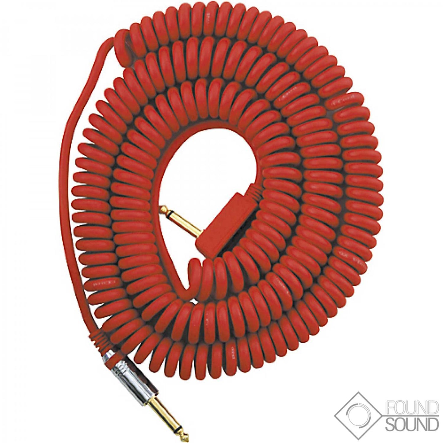 VOX VCC090 9 Metre Coiled Cable - Red