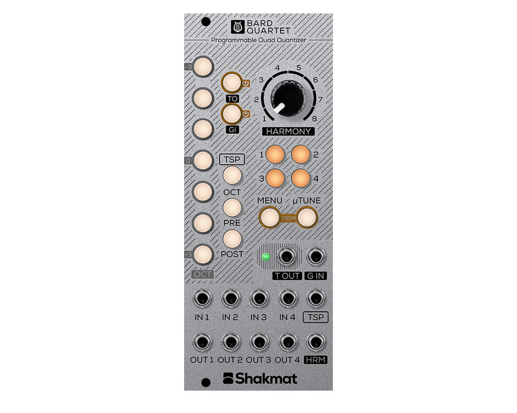 Shakmat Bard Quartet Programmable Quad Quantizer