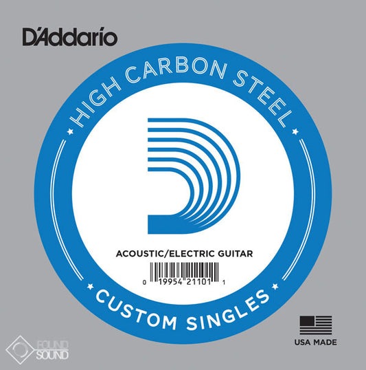 D'Addario Plain Steel Guitar Single String .007