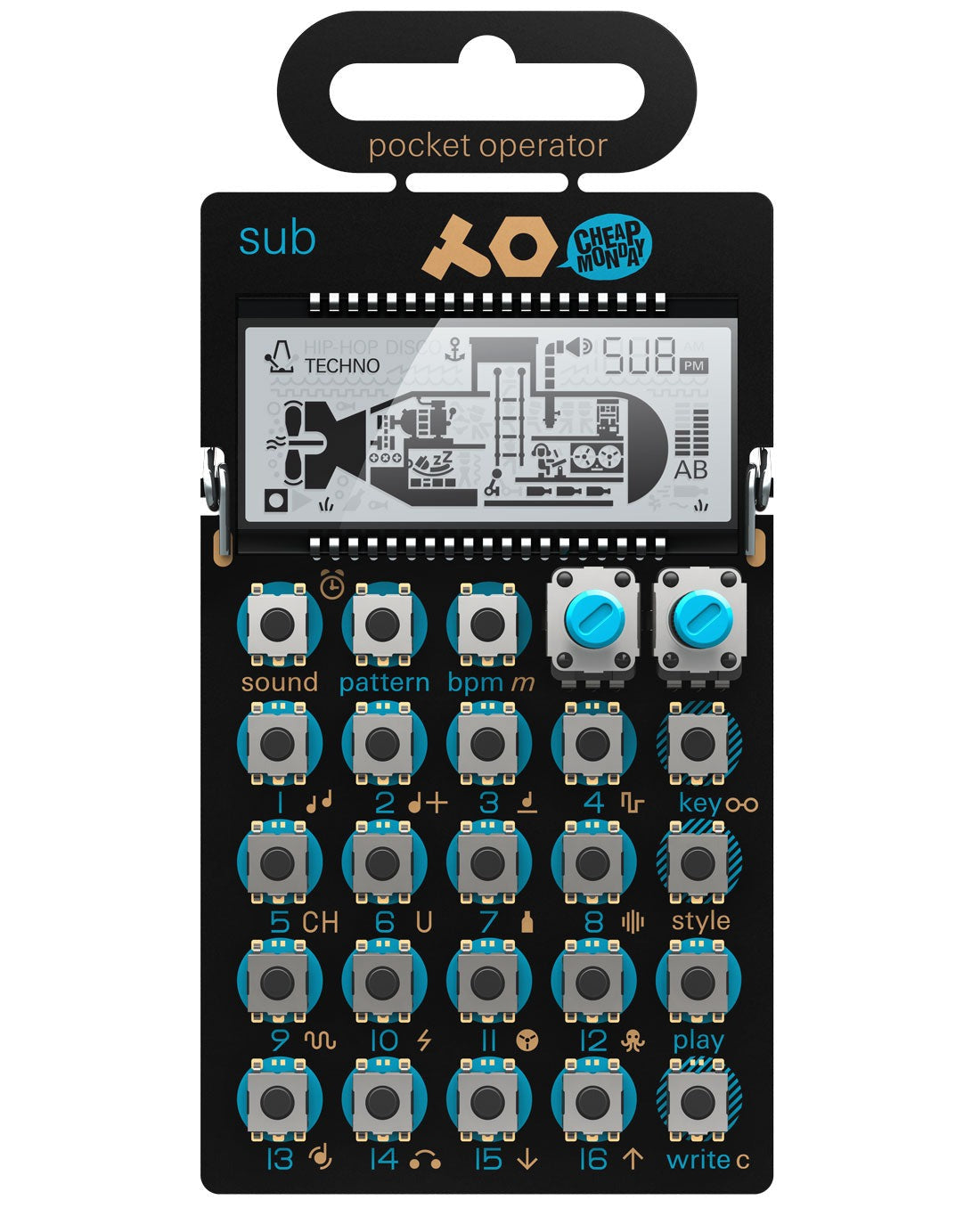 Teenage Engineering PO-14 Sub Pocket Operator Bass Synthesizer