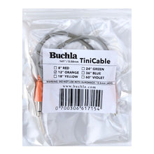 Load image into Gallery viewer, Buchla TiniCable - 12 inch length (Orange Barrels)
