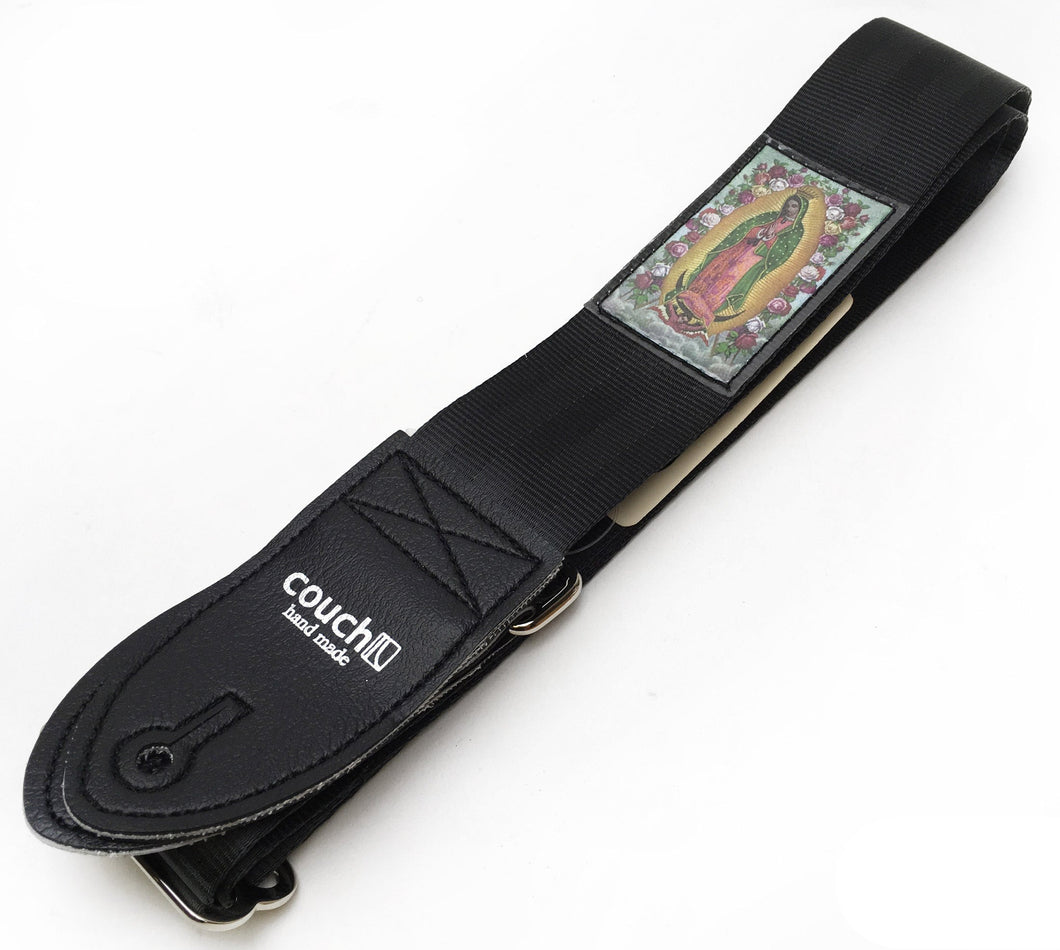 Couch Straps Mary Guadalupe Seatbelt Strap - Black