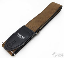Load image into Gallery viewer, Couch Straps Vintage Brown VW Guitar Strap
