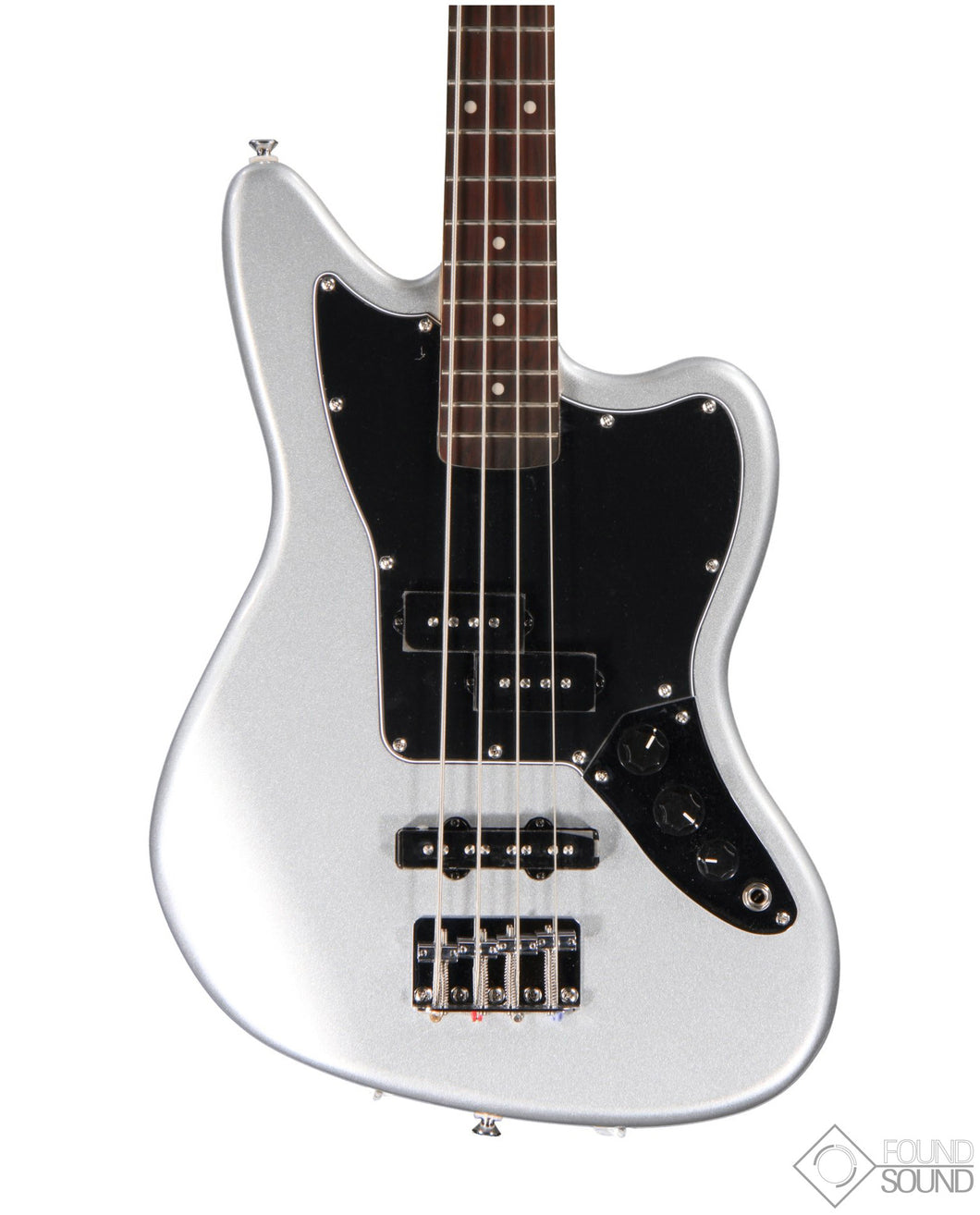 Fender Squier Vintage Modified Jaguar Bass Special SS - Silver Flake - Laurel Fingerboard