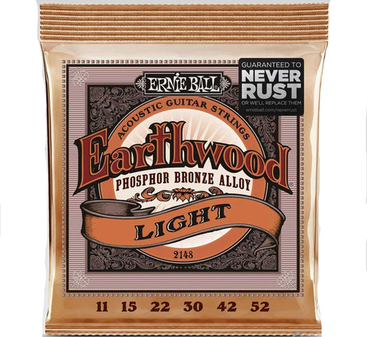 Ernie Ball Earthwood Phosphor Bronze 2148 Light Acoustic Strings