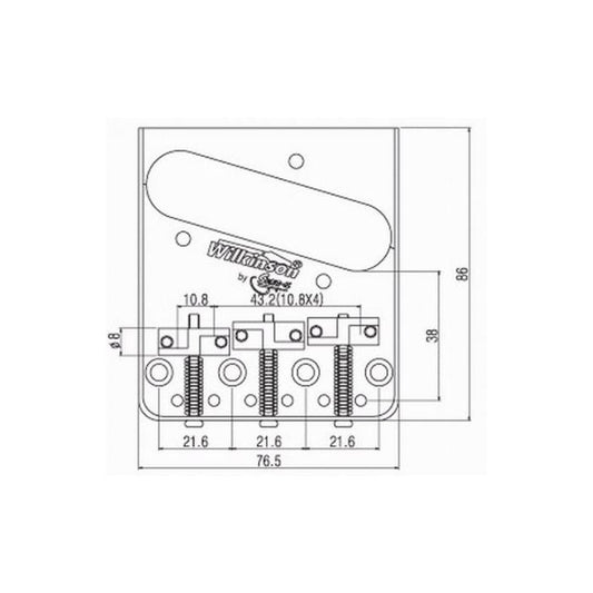Wilkinson Telecaster Bridge